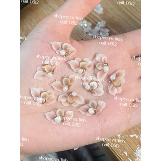 Hoa Bột Nail- Hoa Chân- Tay ( Hoa Thanh Lý  50 Mẫu)  Giá 1 Bông
