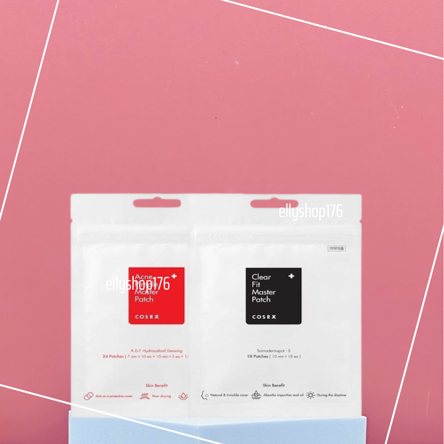 Miếng dán mụn Cosrx Acne Pimple Master Patch (Đỏ) / Cosrx Clear Fit Master Patch (Đen) - Ellyshop176