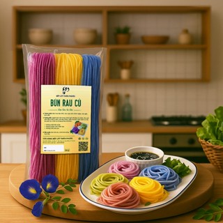 Bún Rau Củ Ngũ Sắc Ăn Kiêng Giảm Cân EAT CLEAN Cao Cấp - Bún Ngô, Bún Cẩm, Bún Chùm Ngây, Bún Gấc