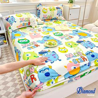 Bộ ga gối Cotton Poly 💎m2/m4/m6/m8💎 , Drap giường 4 Mùa Họa Tiết Cute , nệm dưới 10cm - Diamond