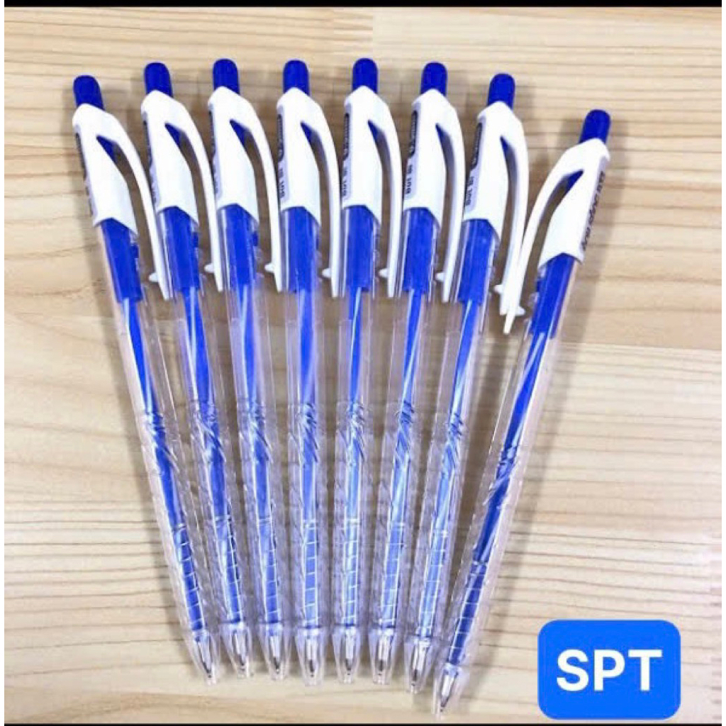 Combo 3 cây BÚT BI MỰC XANH HIỆU ÁNH SÁNG CÓ TEM  MS B33 ĐẦU BI M2T