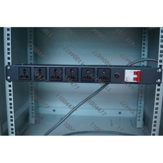 Ổ cắm điện, Thanh Nguồn PDU Rack 6 Cổng đa năng có CB 19 INH