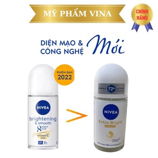 Lăn khử mùi Nivea trắng mịn tự nhiên 50ml