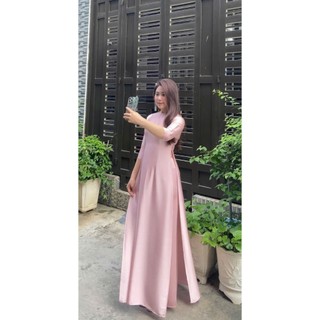 ÁO DÀI 98KG TRƠN CỔ TRÒN LỤA BIGSIZE 4X,5X