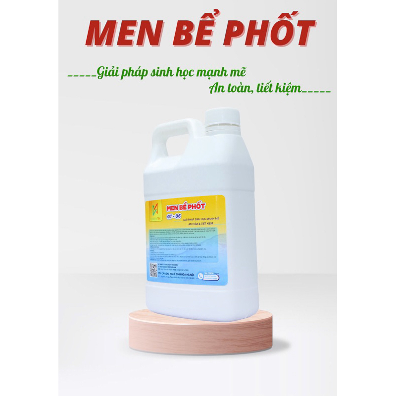 Men Vi Sinh Xử Lý Bể Phốt - Tiêu Hầm Cầu - Khử Hôi (THỂ DUNG DỊCH 1,6L) CHẤT LƯỢNG VƯỢT TRỘI