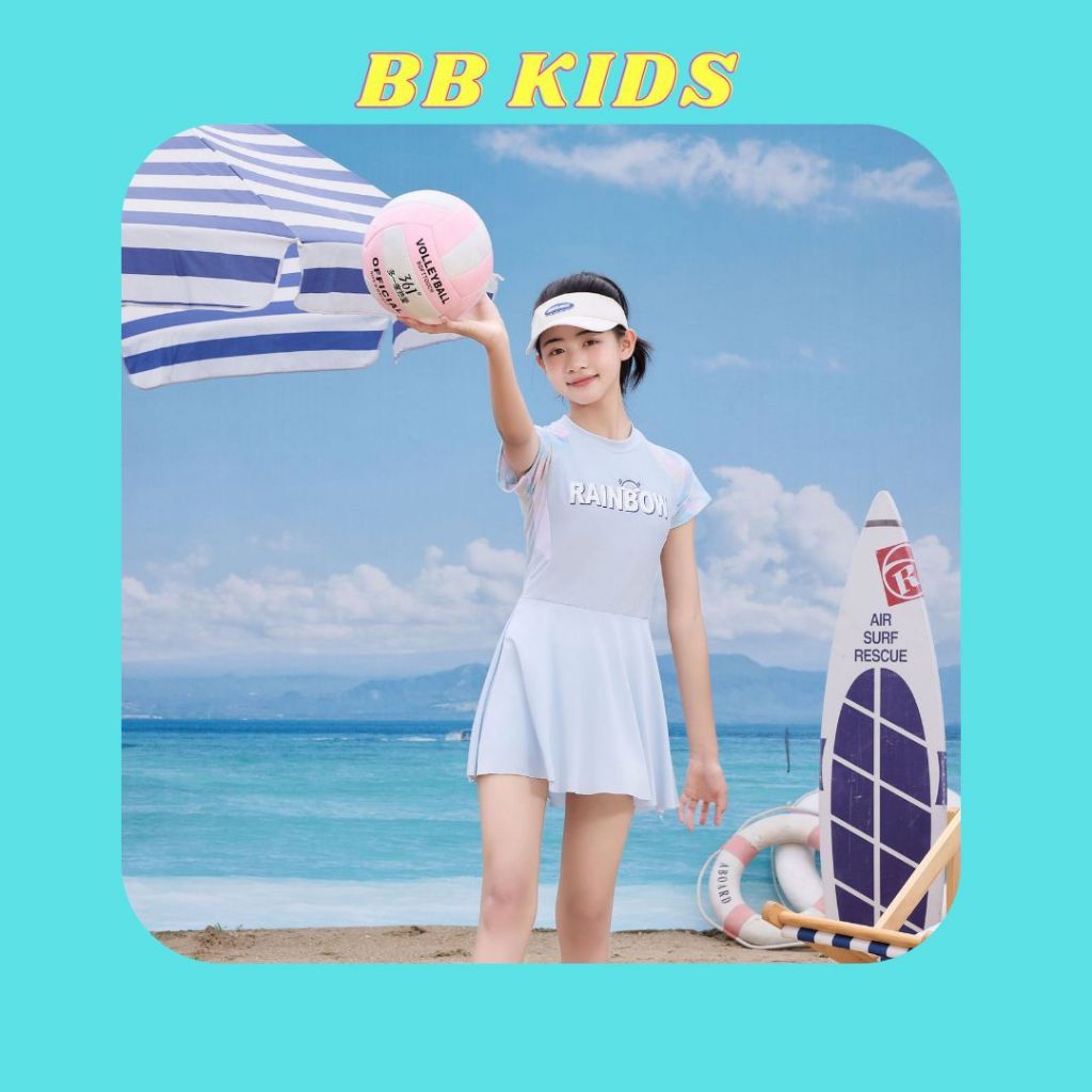 Đồ bơi bé gái BB KIDS, Đồ bơi kín đáo bé gái 2025
