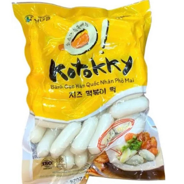 Bánh gạo kiểu Hàn quốc nhân phô mai 500g