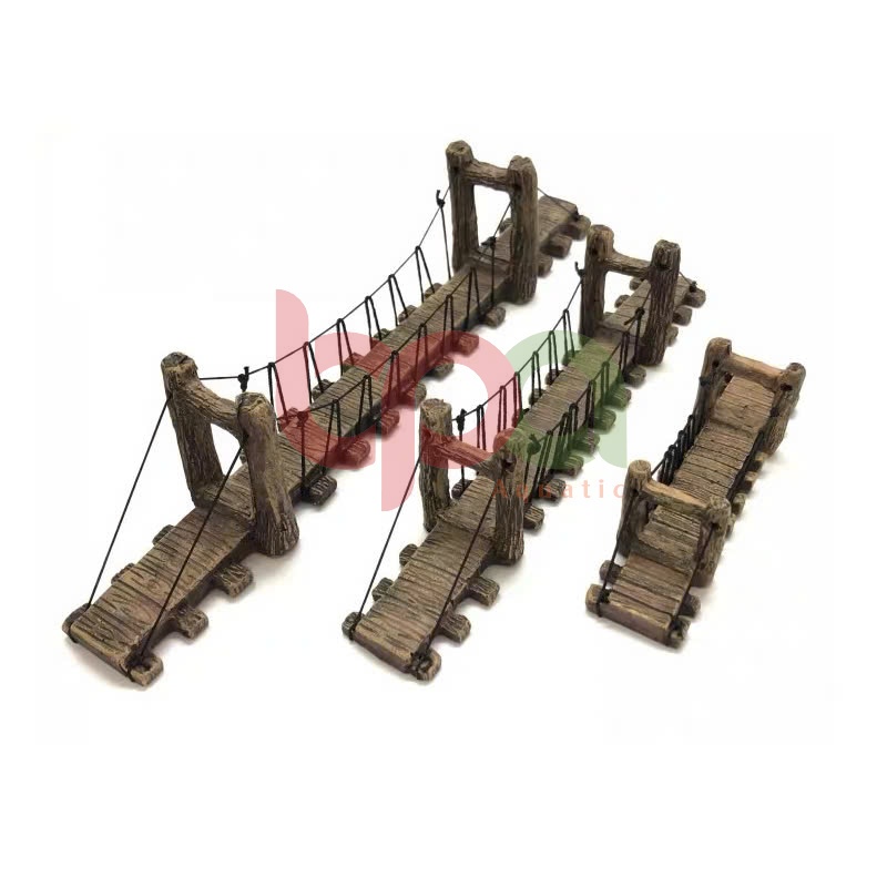 MÔ HÌNH CẦU TREO SIZE S, M, L - TRANG TRÍ HỒ CÁ, TIỂU CẢNH TERARIUM, PALUDARIUM THỦY SINH