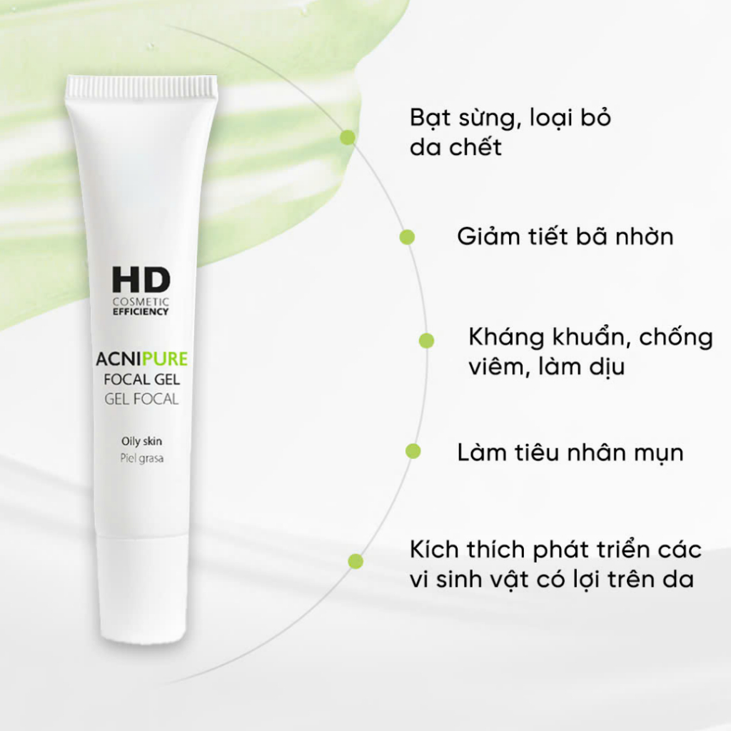 Gel chấm mụn HD Cosmetic Acnipure Focal Gel 15ml