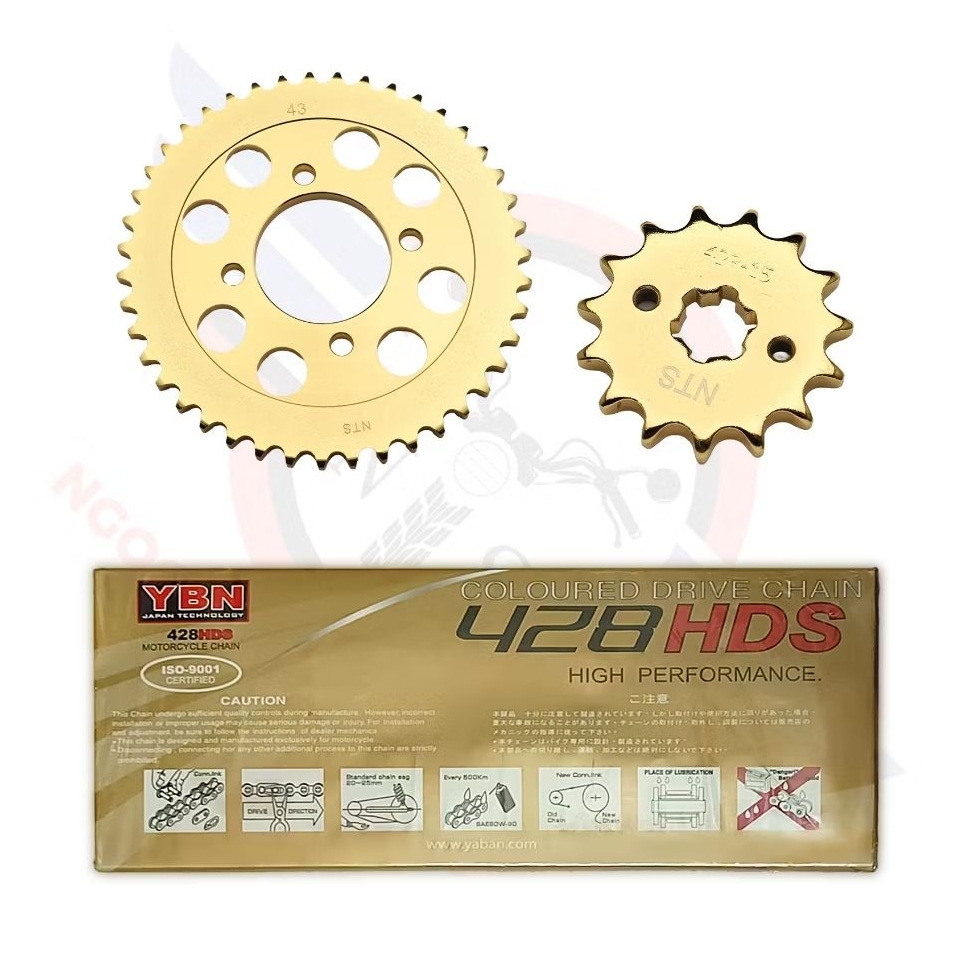 Bộ nhông sên đĩa nhông xích điã CD CD125  CD 125 Benly   NTS - ngocthanh_shop