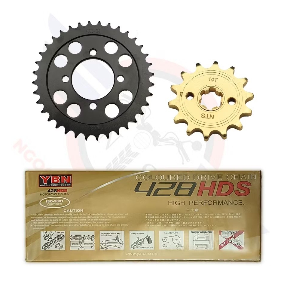 Nhông xích đĩa Nhông sên đĩa GD110 cao cấp dày hơn loại 12 ly trên thị trường bao chạy trên 35.000km