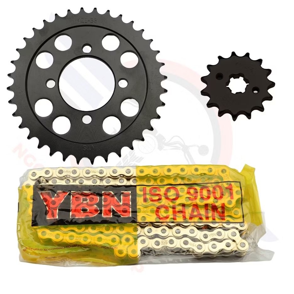 Bộ nhông sên đĩa, nhông xích đĩa cho YB125 YBR125 YB125R... - ngocthanhshop