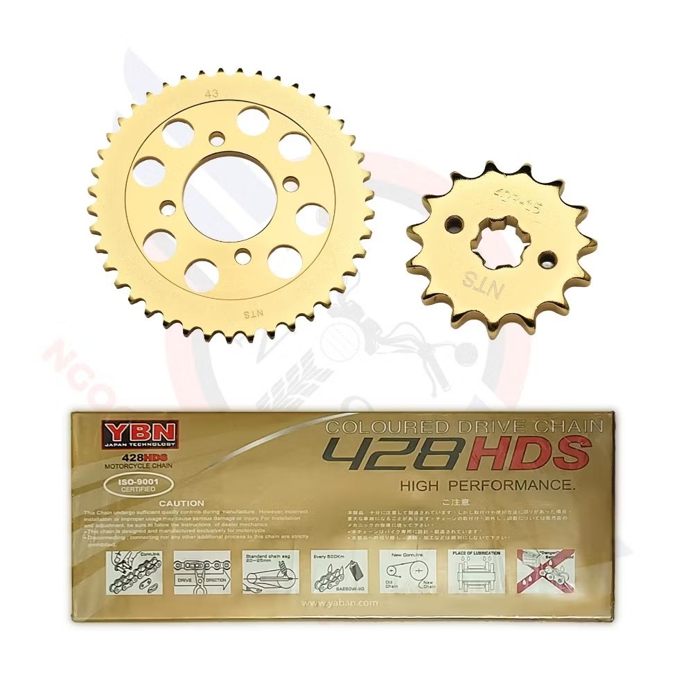 Nhông xích đĩa EN 150, EN150A, EN150, Thunder   NTS - ngocthanh_shop