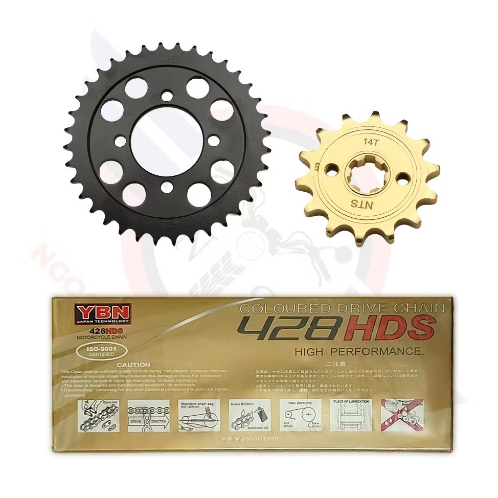 Nhông xích đĩa, nhông sên đĩa GD110 cao cấp bao chạy trên 35.000km tại ngocthanhshop ...-NTS