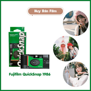   Huy Bán Film  Máy Ảnh Chụp 1 Lần Fuji QuickSnap 1986 