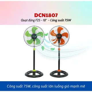 Quạt Cây Đứng 5 Cánh SENKO DCN1807 Chính Hãng - Công Suất 75W - 3 Mức Tốc Độ Gió - Sải Cánh 43cm - Quạt Điện Cây SENKO