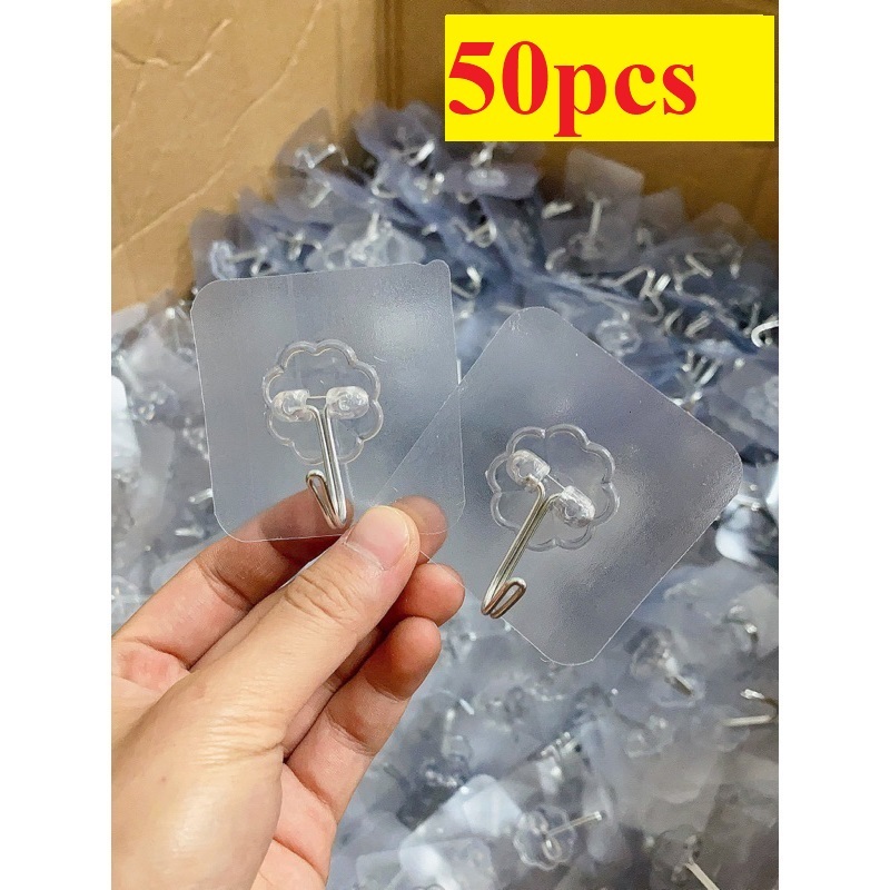 Combo 50 Móc Dán Tường Siêu Dính