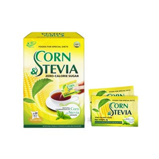 Đường ăn kiêng cỏ ngọt Corn Stevia Hộp 50 gói x 2g