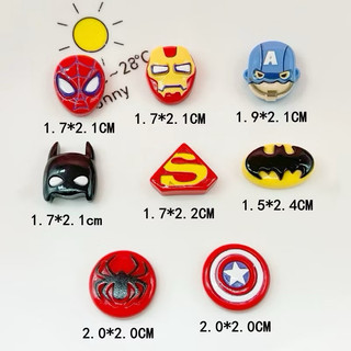  SET 8 CHARM SIÊU NHÂN GẮN DÉP TỔ ONG DÉP SỤC  THEO CHỦ ĐỀ 