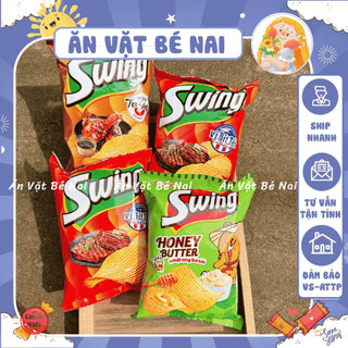   COMBO 5 GÓI  Bim bim SWING khoai tây vị Bò Bít Tết phiên bản mới chính hãng của Orion 