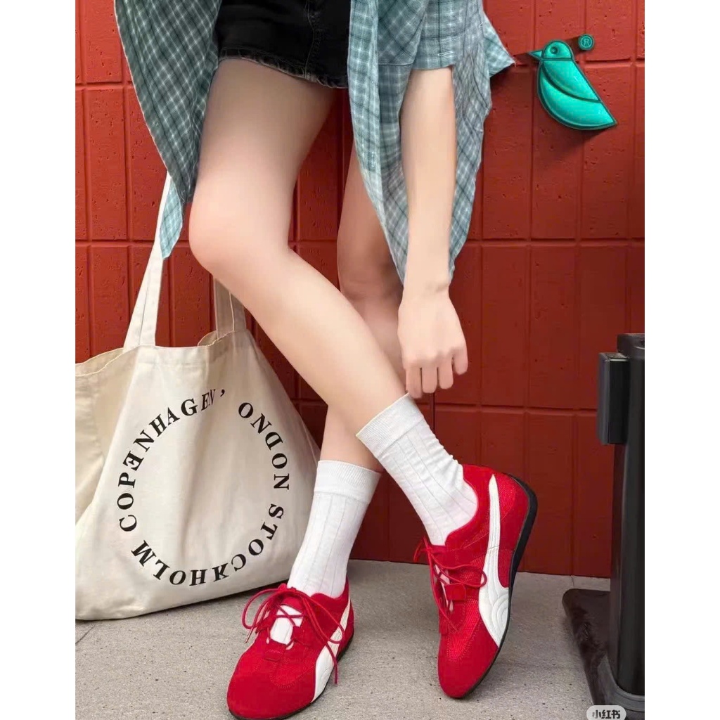 (TẶNG DÂY REN) Giày thể thao nữ da lộn QCCC thêu họa tiết xinh xắn SOPA fullbox  shoes sneaker | BigBuy360 - bigbuy360.vn