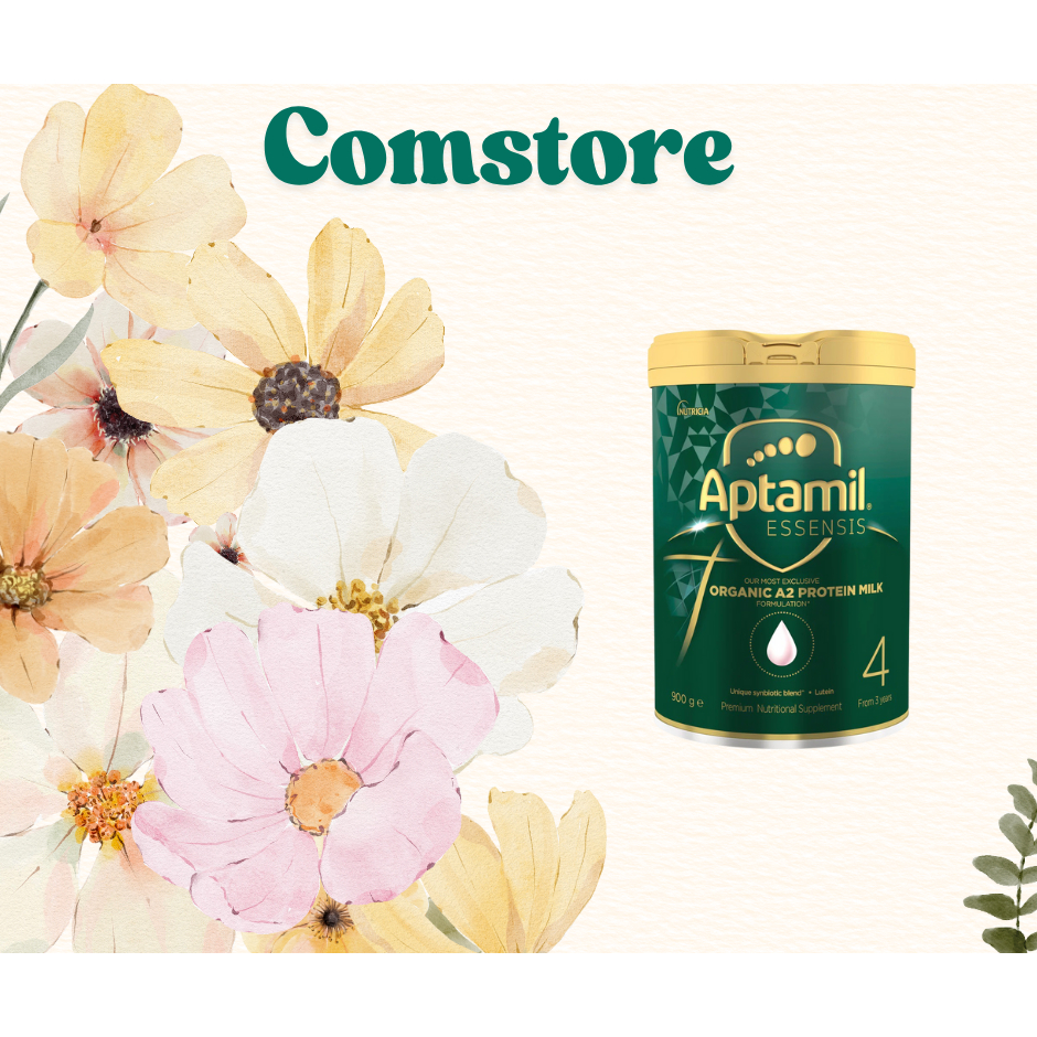 (Thóc Gạo Shop 1989) (Đặt đơn tối đa 2 lon) Sữa Aptamil Essensis 900gr organic đạm A2 hương vị thơm ngon