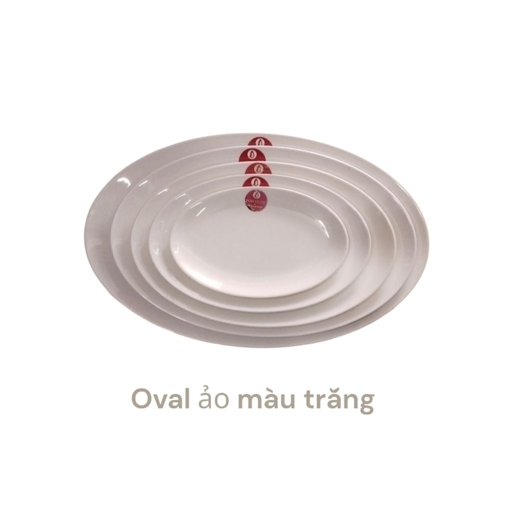 ĐĨA OVAL ẢO MELAMINE SUPERWARE.