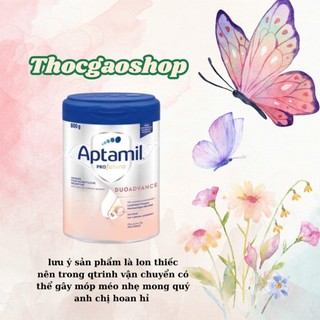   Thóc Gạo Shop 89  Sữa Aptamil Đức Bạc 800gr số pre 1 2 dành cho bé phát triển toàn diện 