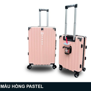 Trùm vali KN VALI SIZE 20/24/28 CÓ KHAY NƯỚC KHUNG NHÔM KHOÁ SẬP MÃ 8023