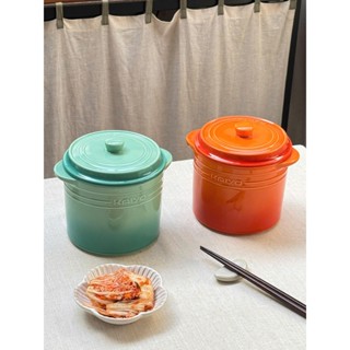  Hũ gốm muối dưa cà đựng mỡ lợn làm cơm mẻ Kaiyo 1.5L.Chất liệu gốm sứ cao cấp thiết kế 2 tay cầm an toàn sử dụng 