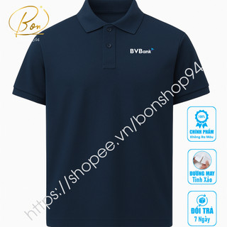  Áo thun Polo Ngân Hàng Bản Việt BV BANK - Thun Cá sấu CVC Cao Cấp Dày Mịn Thoáng Mát - Chống nhăn - BonShop94 