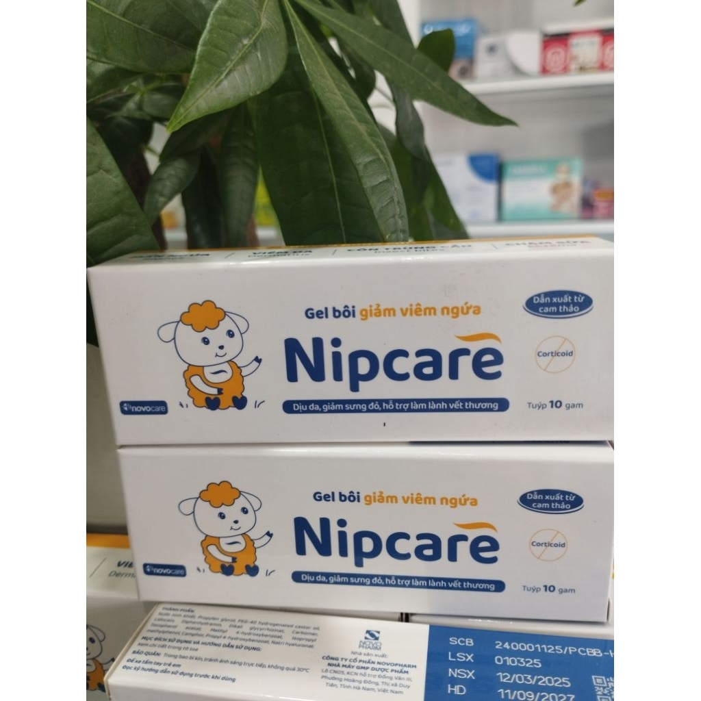 60k tuýp 10 gam gel bôi giảm ngứa nipcare