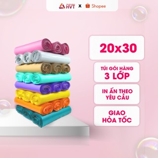 Túi đóng hàng, gói hàng niêm phong chuyển phát nhanh NHỰA HVT size 20x30 cm cuộn 100 cái