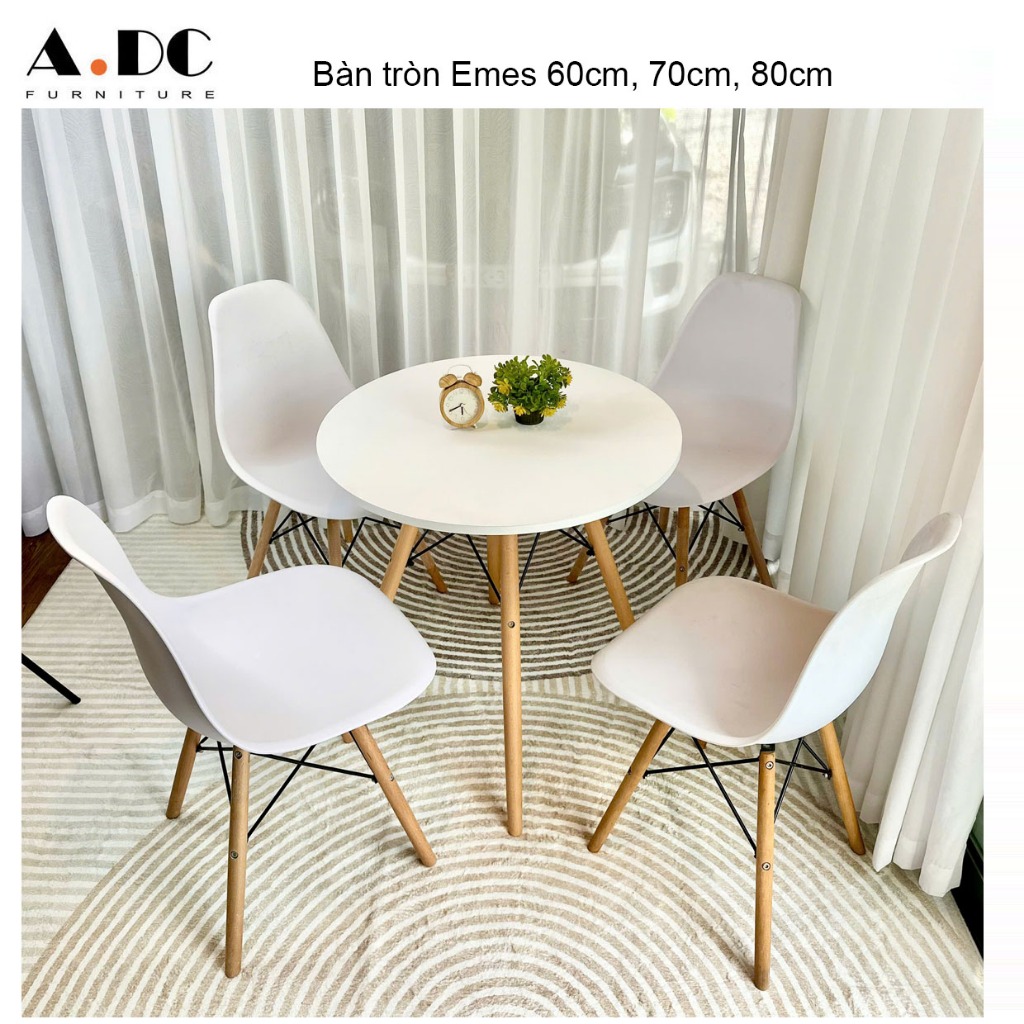 Bàn tròn Emes D60cm,70cm,80cm