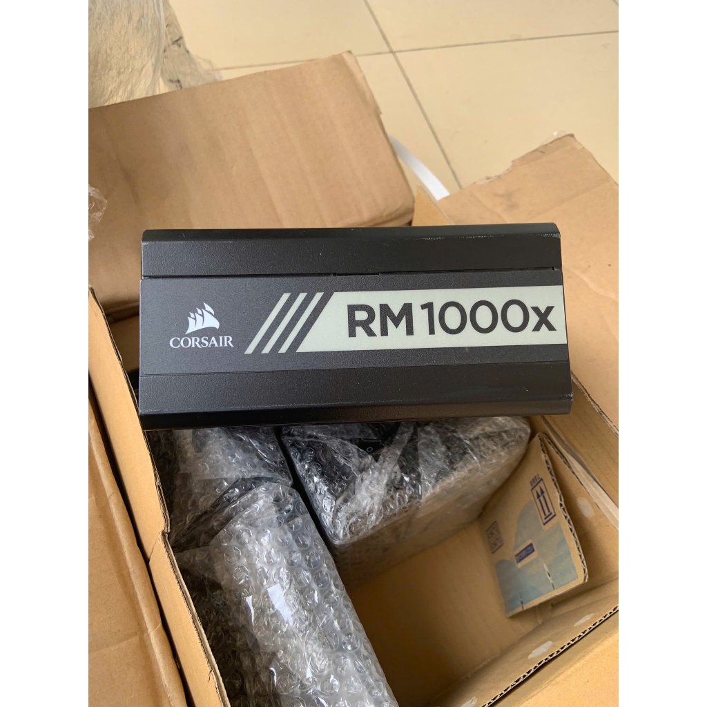 Nguồn máy tính Corsair RM1000x - RM850 - RM750x -RM750 80 plus gold modular có dây PICE 5.0 1x16-pin