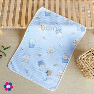 (Chính Hãng) Tấm Lót Chống Thấm Kháng Khuẩn Boona - Lót Thay Bỉm Cotton Oragnic Ovoan - Mềm Mại - Thoáng Mát 50*70cm