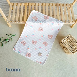 (Chính Hãng) Tấm Lót Chống Thấm Kháng Khuẩn Boona - Lót Thay Bỉm Cotton Oragnic Ovoan - Mềm Mại - Thoáng Mát 50*70cm