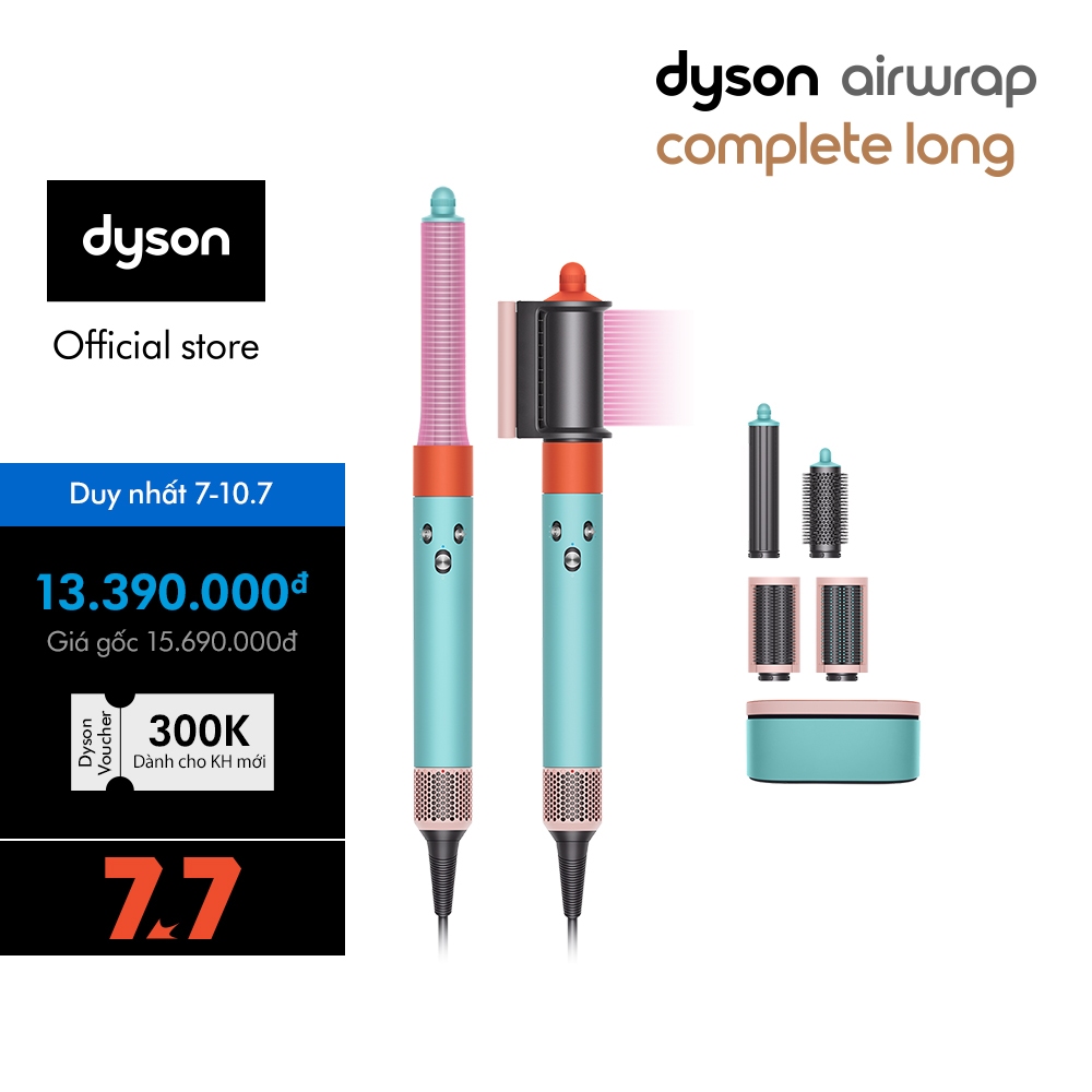 [7-10.7 SIÊU SALE GIỮA NĂM] Máy tạo kiểu tóc và sấy khô Dyson Airwrap ™ Complete Long