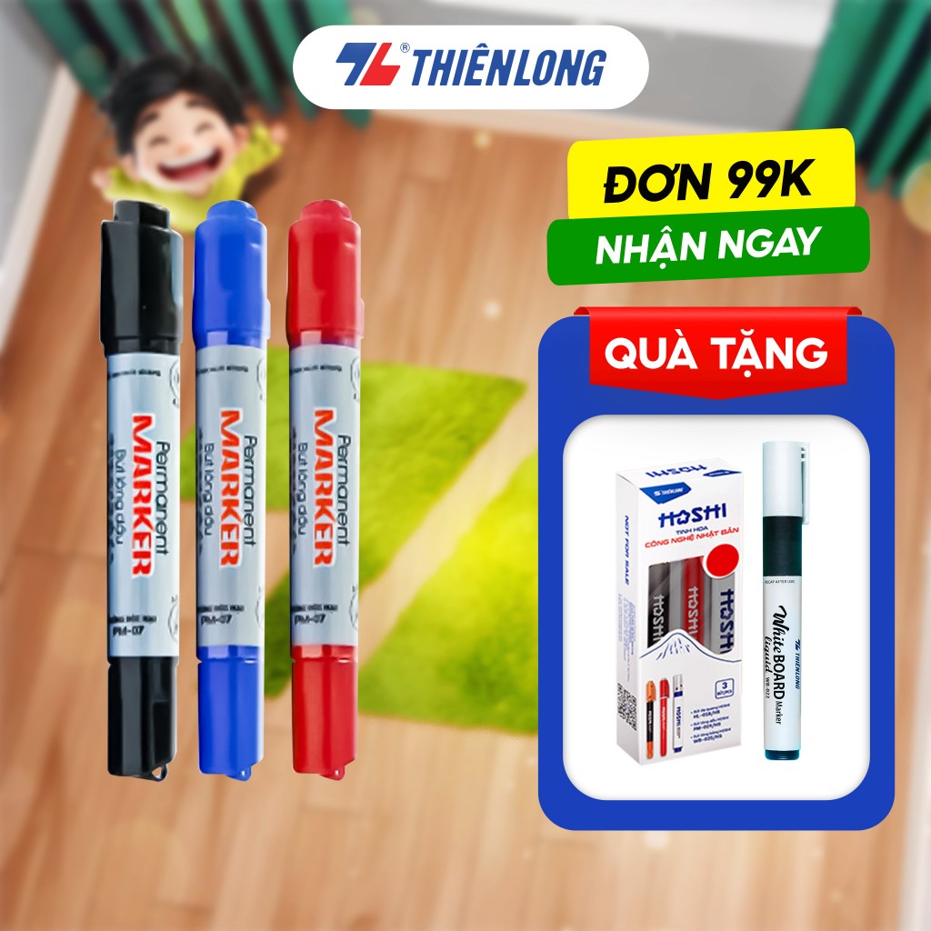 Combo 10 Bút lông dầu Thiên Long PM-07