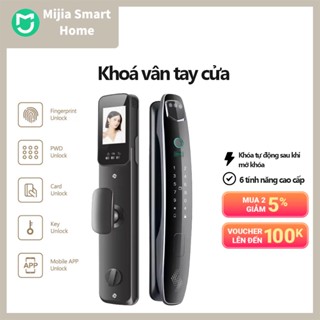 Khoá vân tay cửa - Phù hợp cửa gỗ, cửa thép rất dễ sử dụng - Ứng dụng TUYA