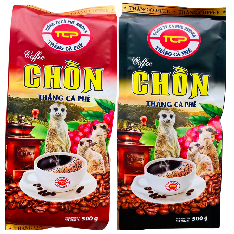 Thắng Coffee - Cà Phê Chồn Hương Moka Mix 3 Vị Robusta, Arabica, Culi Pha Phin Truyền Thống