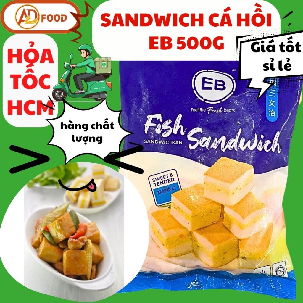 500G CÁ HỒI SANDWICH MALAYSIA SIÊU NGON
