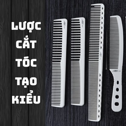 Lược cắt tóc bản mỏng siêu cứng chuyên nghiệp cho tiệm cắt tóc, salon, barber shop