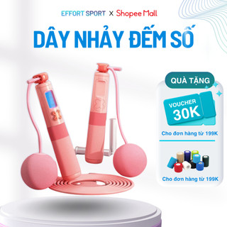  Dây Nhảy Không Dây Đếm Số Màn Hình Led TOPBODY EFORT Đo Calo Hỗ Trợ Tập Thể Dục Giảm Cân Tại Nhà - DNHAY 