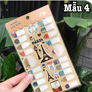 Sticker name - Nhãn tên (01 tấm)