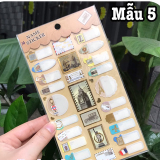 Sticker name - Nhãn tên (01 tấm)