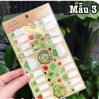 Sticker name - Nhãn tên (01 tấm)