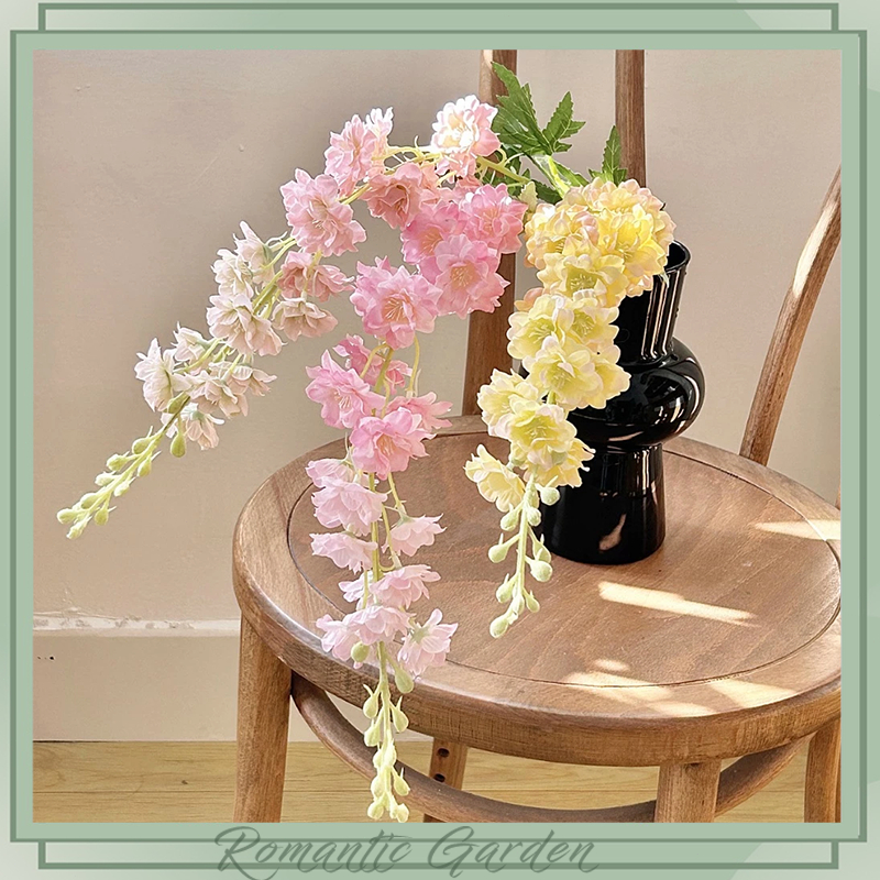 Combo 5🤗 【SIÊU BỀN】Hoa Thanh Tiên & Phi Yến Giả Cao 85CM - Trang Trí Tiệc Cưới, Phòng Ngủ Sang Chảnh