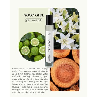 Tinh dầu nước hoa nữ CODEDECO Good Girl dạng lăn 10ml