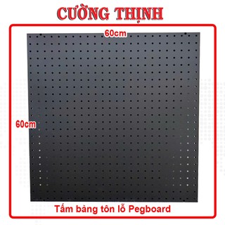   SIÊU BỀN  Bảng Pegboard treo tường Tấm tôn đục lỗ treo phụ kiện tấm Pegboard kim loại decor 